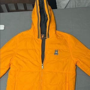 Men’s Orange Puffer Jacket